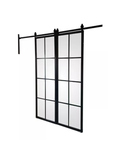 Puerta granero vidrio... 2