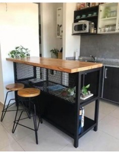 Mesa Desayunador Jaula...