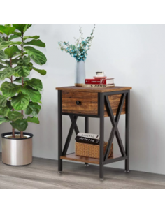 Mesa de luz Cruces Madera...