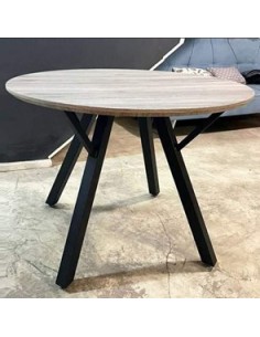 Mesa redonda industrial...