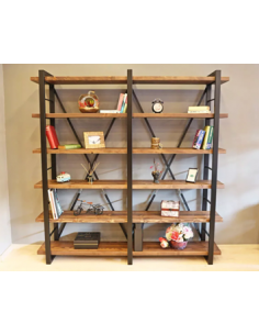 Biblioteca doble estantería...