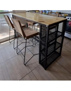 Barra Desayunadora de Metal...