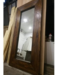 Espejo Marco Madera Rustico 2