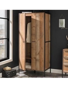 Placard doble con perchero...